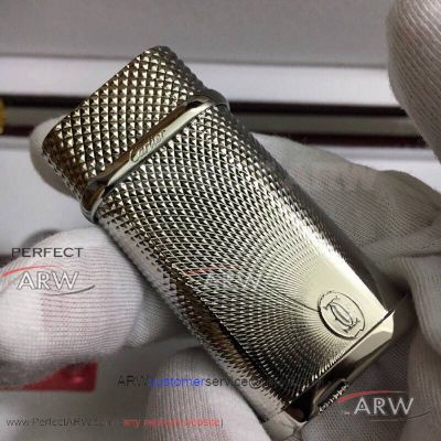 ARW 1:1 Perfect Replica 2019 New Style Cartier Classic Fusion Sliver Lighter Cartier 316L Stainless Steel Jet Lighter